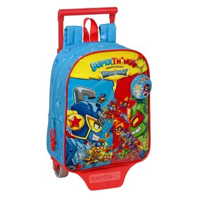Ratastega koolikott SuperThings Rescue force Sinine 22 x 27 x 10 cm